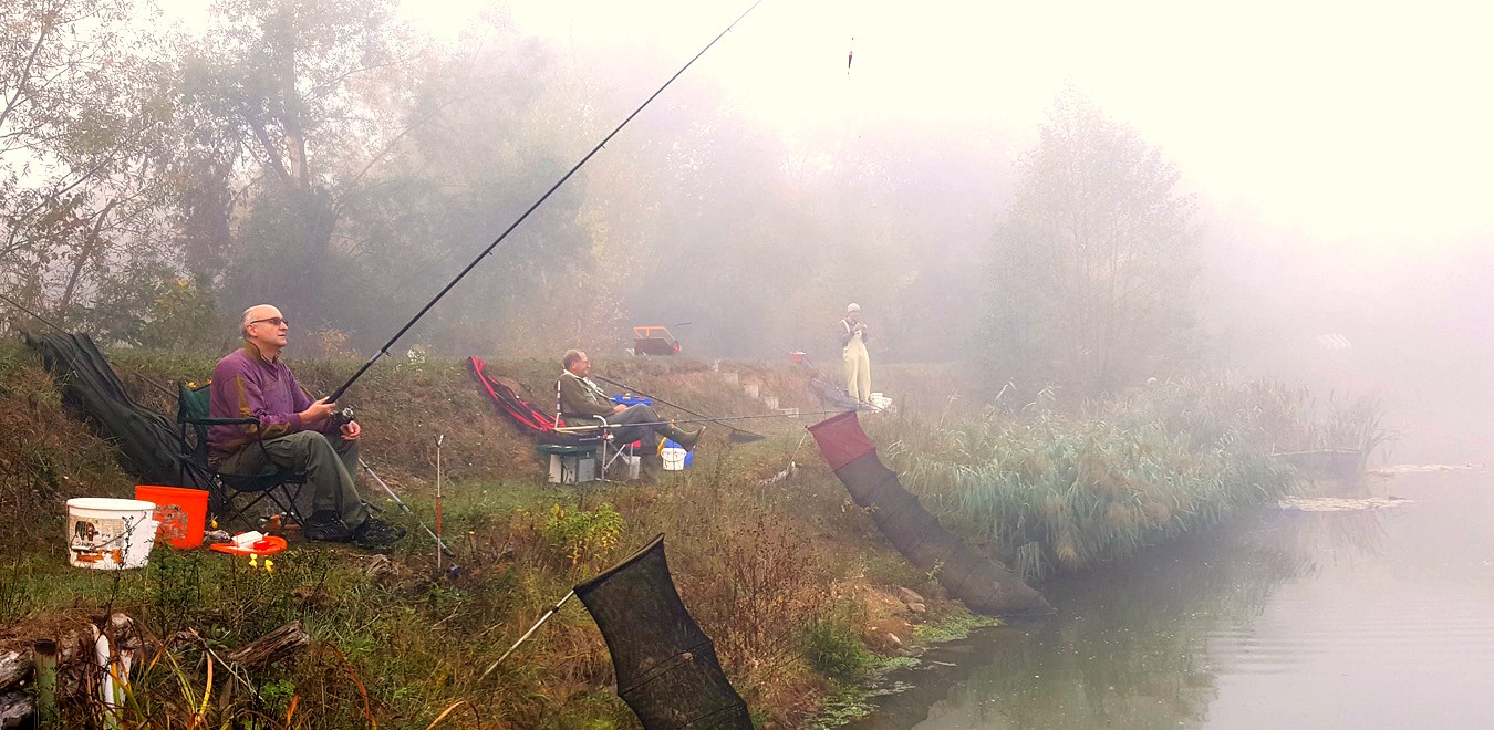 Angler an unserem See